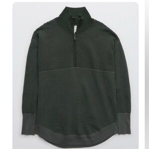 Offline by Aerie Home Stretch Ribbed Sweater Green Size XL